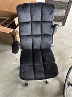 $160 Black Fabric Office Chair