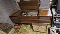 GE CONSOLE RECORD PLAYER