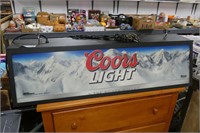 Coors Light Hanging Pool Table Light