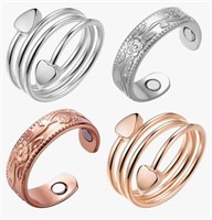 MagEnergy Magnetic Copper Rings for Women