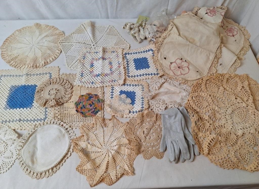 Crochet Doilies, Vintage