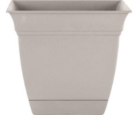 12" Eclipse Square Planter Cottage Stone