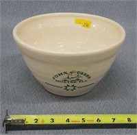 John Deere Pottery Bowl 7.5" Dia.