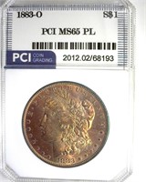 1883-O Morgan MS65 PL LISTS $460