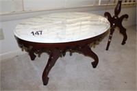 Marble Top Coffee Table 17 x 34 x 20