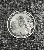 2019 Australia $1 1oz Silver "Kookaburra"
