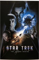 Star Trek Future Begins Poster Autograph