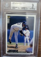 1985 Melido Perez Collectors Choice #511;BGS GR 9