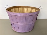 Large Painted Orchard Basket