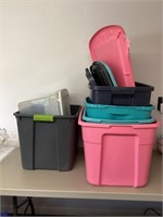 Storage Containers - Some without Lids