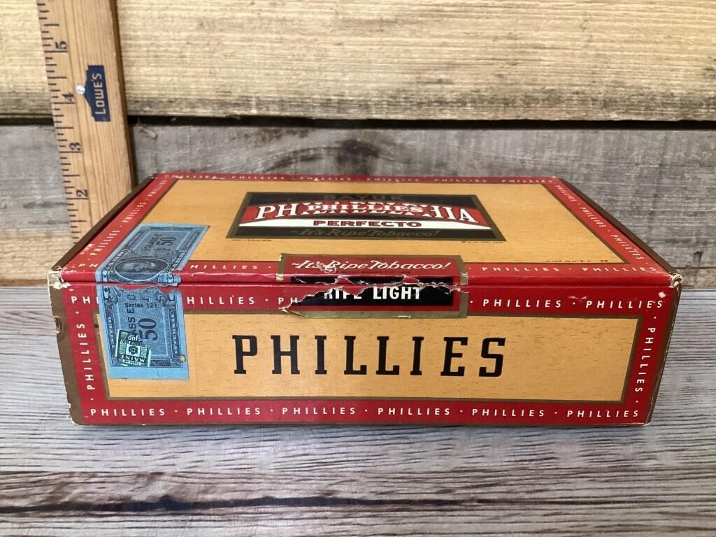 Phillies cigars box