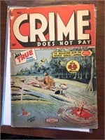 Golden Age Comic Book Crime does not pay #48 in r