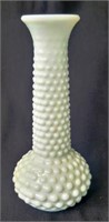 VTG E.O. BRODY Co. Hobnail Milk Glass Bud Vase