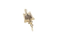 9ct yellow gold sugar glider charm/pendant