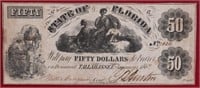 1862 Florida $50 Note