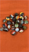 25  Peltier Rainbos mint condition marbles