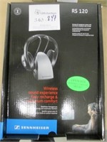 Sennheiser RS120 On-Ear Wireless RF Headphones