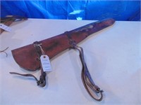 leather rifle scabbard