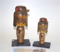 Pair of Sosaku Kokeshi dolls