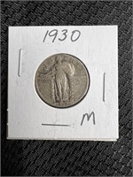 1930 Silver Standing Liberty Quarter