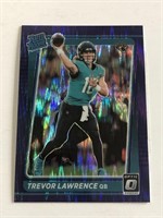 2021 Optic Trevor Lawrence Rookie Purple Shock SP