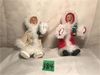 Two 5"H Carolers