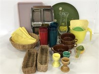 Collection of vintage tableware & kitchen items