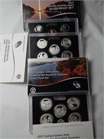 2017 US Mint Silver proof Set & Quarters