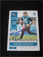 Lawrence Signed Trading Card RC COA Pros