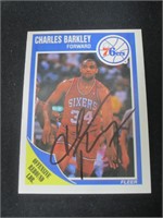 Charles Barkley Signed Trading Card RCA COA