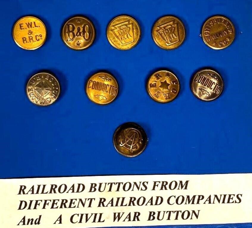 Railroad Buttons