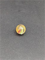 Yellow With Green And Red Marble Ribbon Core