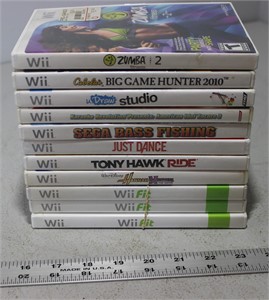 Lot of 11 Wii Games