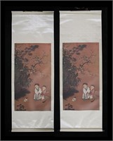 2 National Palace Museum Chinese Scroll Prints