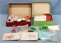 Vintage Linens & Sewing Items