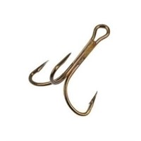 Mustad Treble Hook Bronze 25pc Size 10