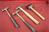 Hammers 4pc lot