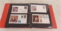 BINDER W/STAMPS FROM ITALY & THE VATICAN, 1960'S