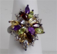 6.75 Floral ring Size 6.75
