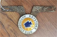 "Keystone Automobile Club" Bracket Sign