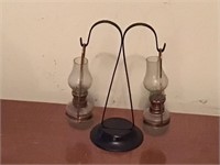MINIATURE HANGING OIL LAMPS