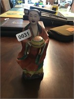Oriental dancing girl figure