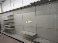 6 Sections of Metal Store Shelving (Two Sides)