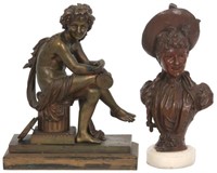 2 French Bronze Sculptures