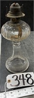 Clear Glass Oil Lamp no chimney