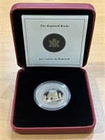 2004 Cdn $20 Hopewell Rocks Coin .9999 Silver