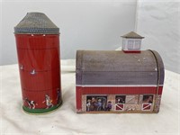 Mini Barn Mailbox 6" & Silo