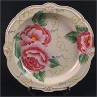 Classic Peony Fine China Serving Plate