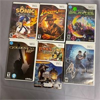 Nintendo Wii Game Lot of 6 - UNTESTED