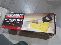 TASK FORCE 12 INCH MITRE BOX WITH BOX